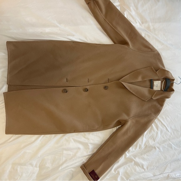 Wilfred Julien oversized wool and cashmere blend coat in Camel size small - Picture 4 of 16